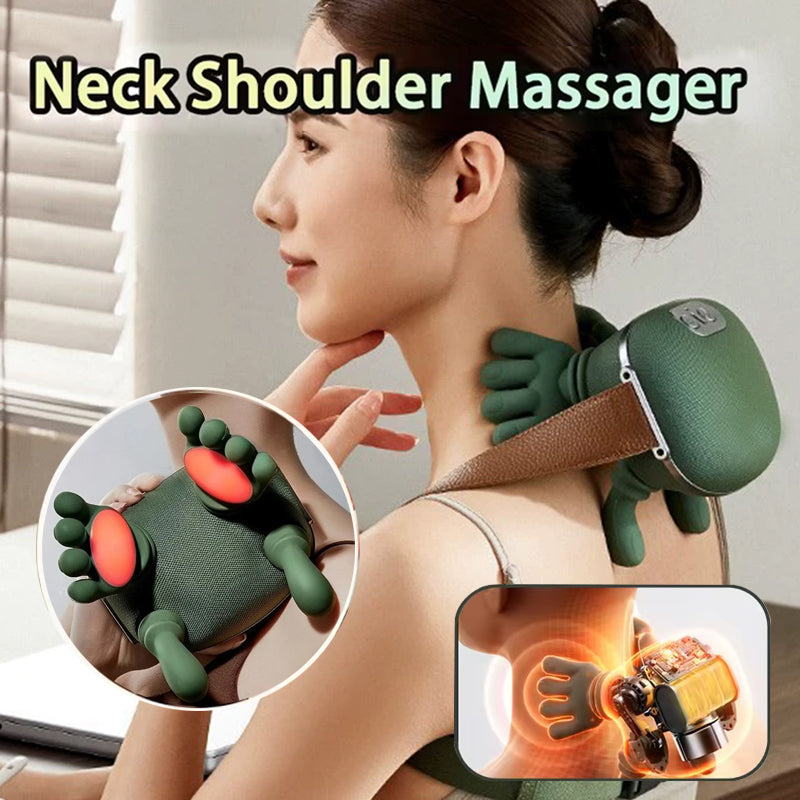 Wireless Electric Neck and Shoulder Massager - Ultimate Pain Relief Shawl for Relaxation and Muscle Relief
