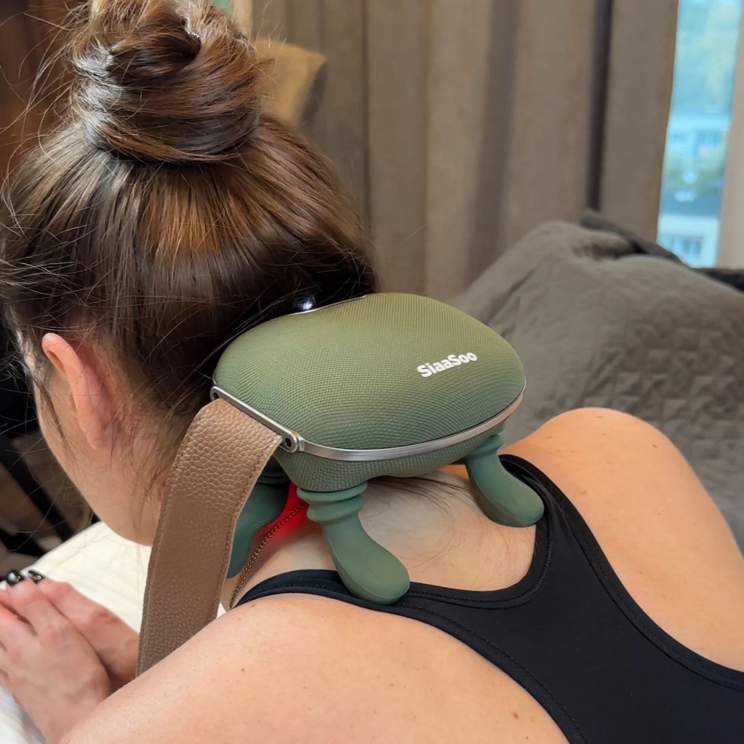 Electric Neck and Shoulder Muscle Massager Wireless Shoulder and Back Kneading Massage Shawl Neck Masajeador Relax Pain Relief